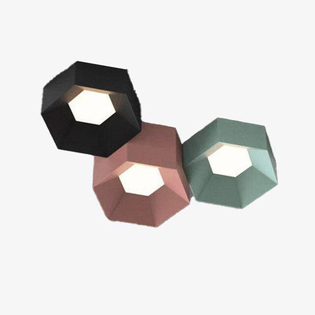 Plafonnier LED Géométrique Art Élégant