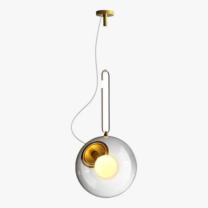 Suspension Design LED Boule en Verre - Lumières Chic