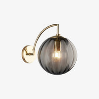 Applique murale LED dorée "Golden Glow"