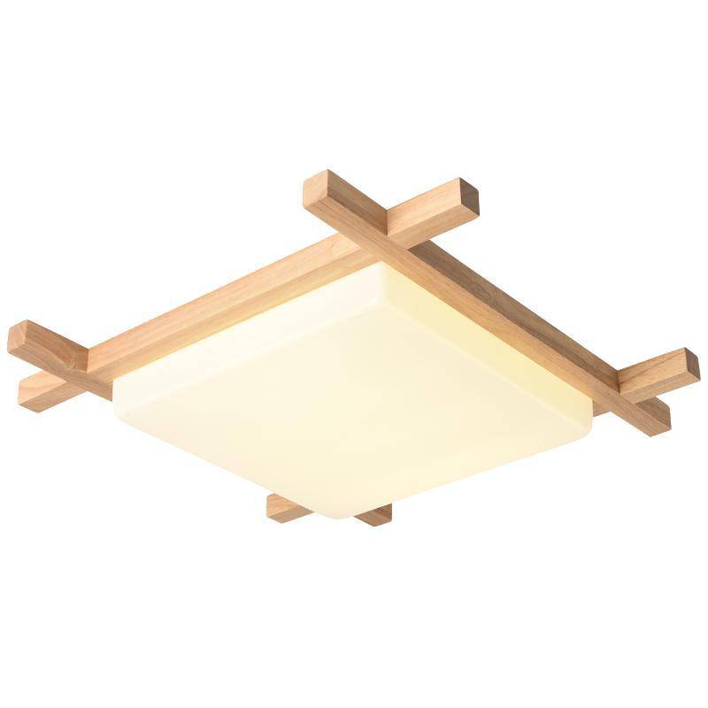 Plafonnier LED en bois Botimi