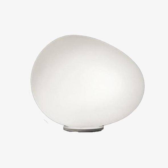 Lampe à poser LED Blanc Galet Design