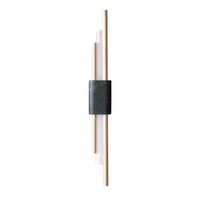 Applique murale LED en marbre et or