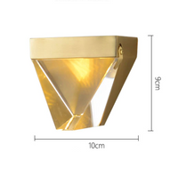 Applique murale moderne Jarrett Pyramide Luxe