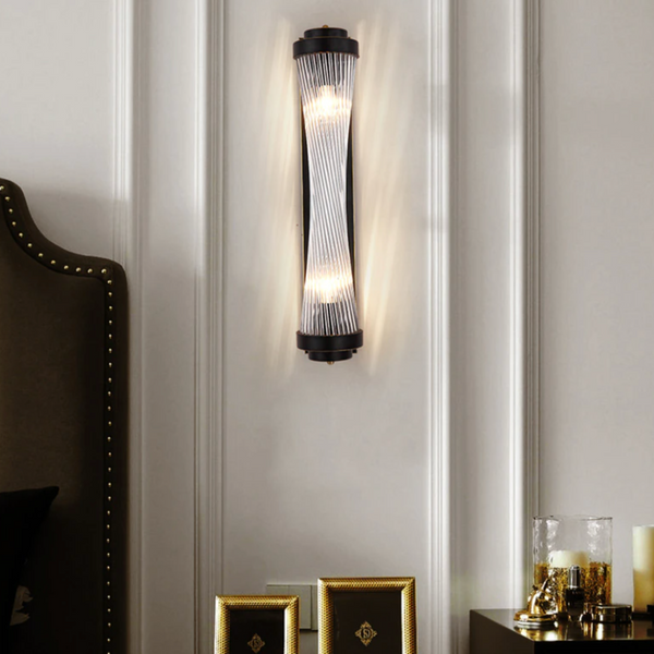 Applique murale Luxury Alleya en cristal modernisé