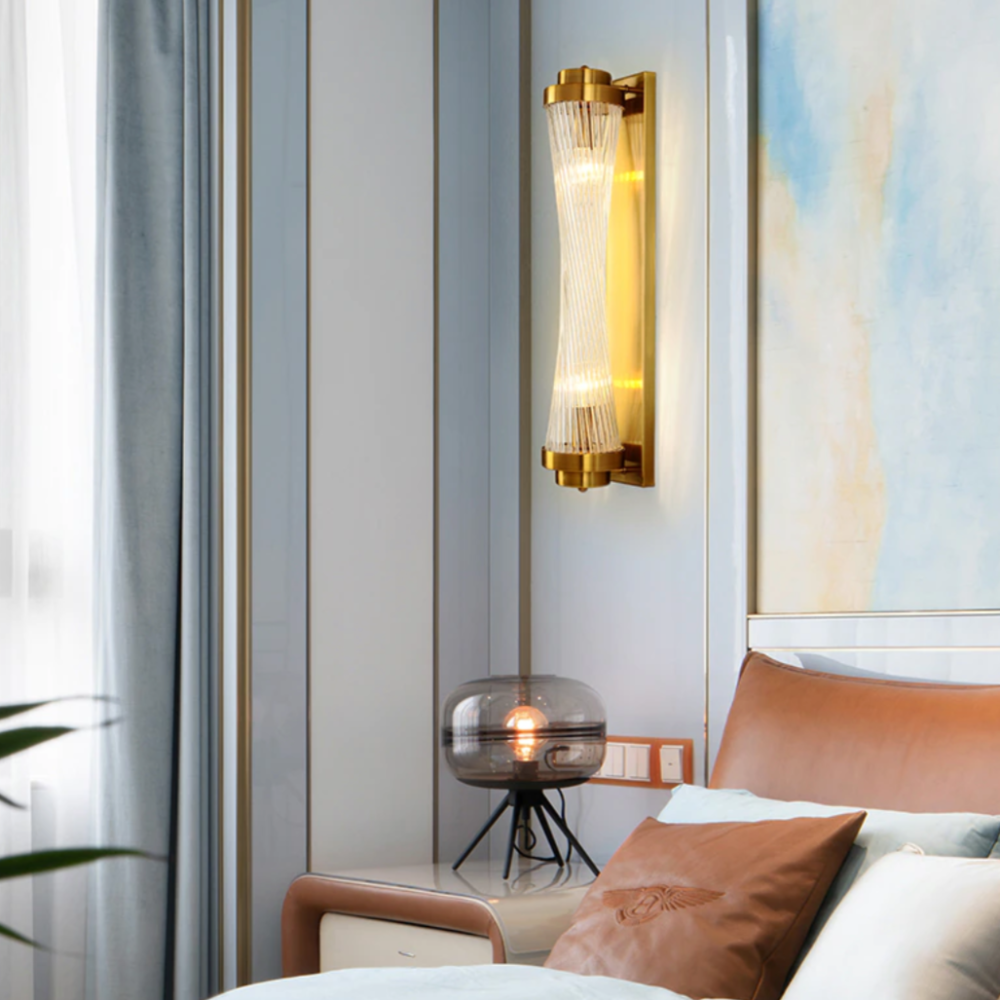 Applique murale Luxury Alleya en cristal modernisé