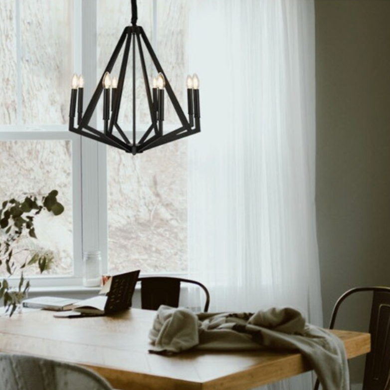 Suspension LED en métal Strassy Diamond