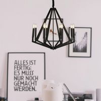 Suspension LED en métal Strassy Diamond