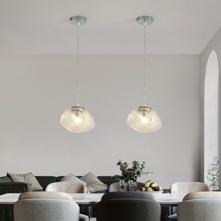 Suspension design Marsden en verre déformé