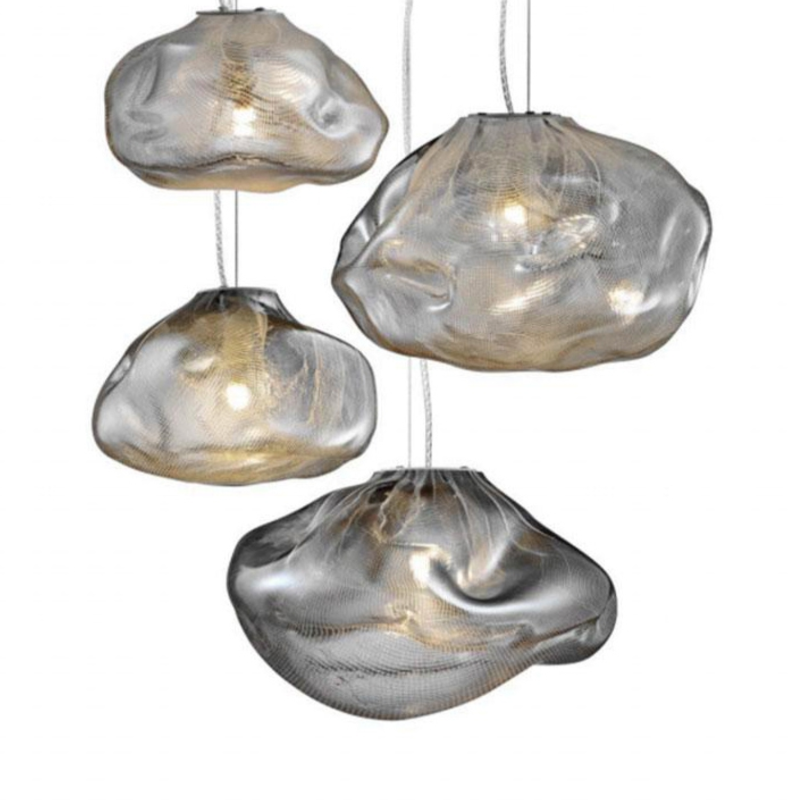Suspension design Marsden en verre déformé