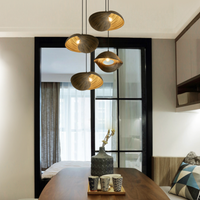 Suspension coquillage bambou chic