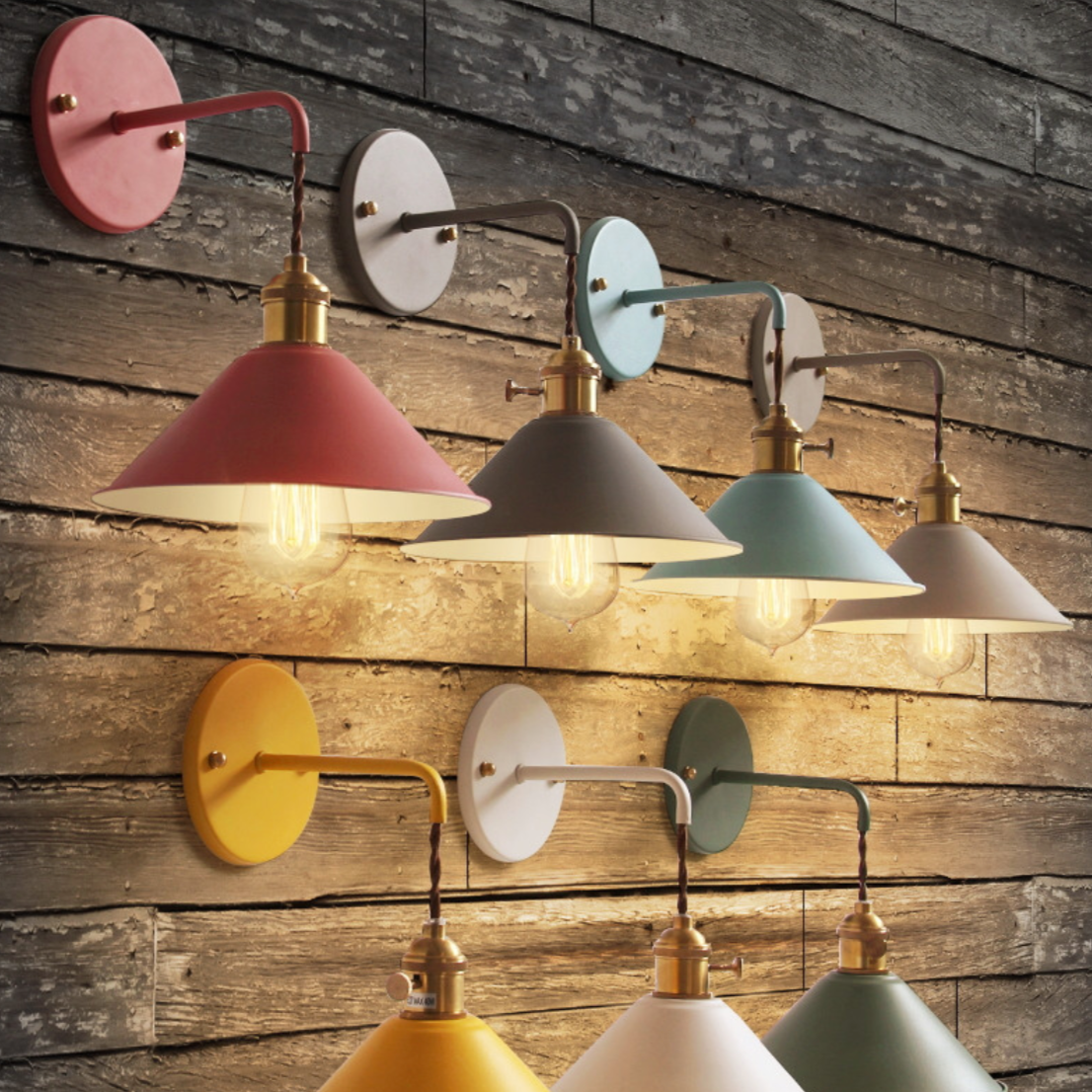 Applique murale Vintage LED Plated
