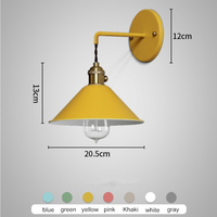 Applique murale Vintage LED Plated