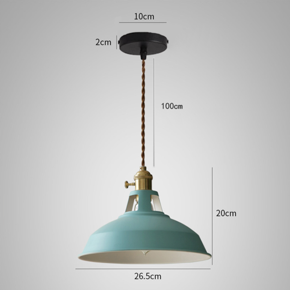 Suspension LED Loft en métal coloré