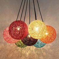 Suspension Wicker en papier boule