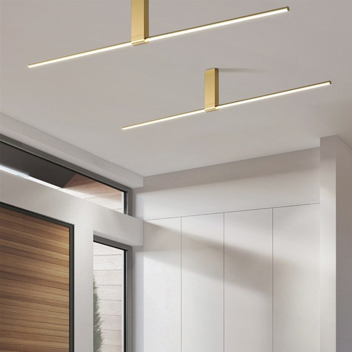 Plafonnier LED barre lumineuse Mahil