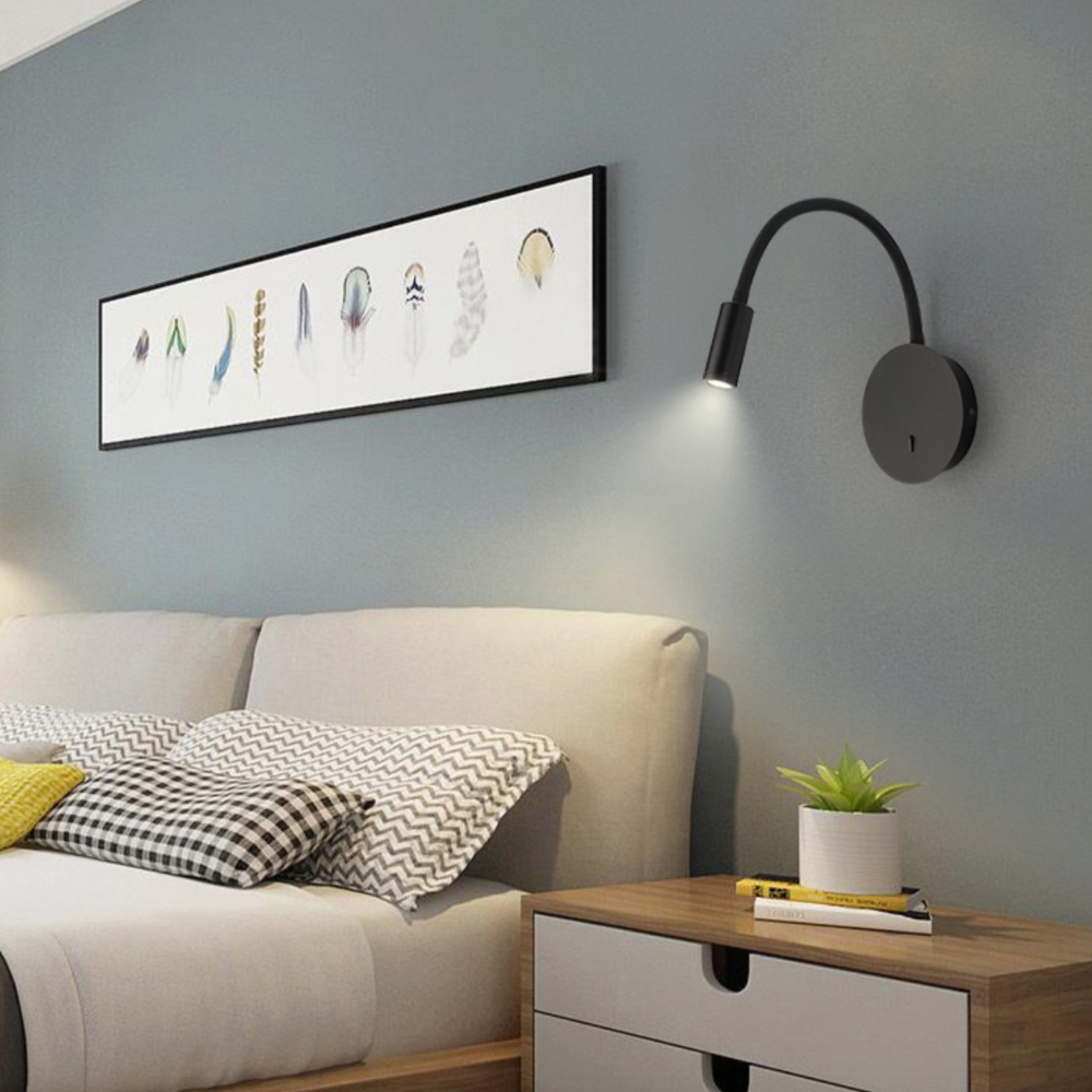 Applique murale LED orientable pour chambre