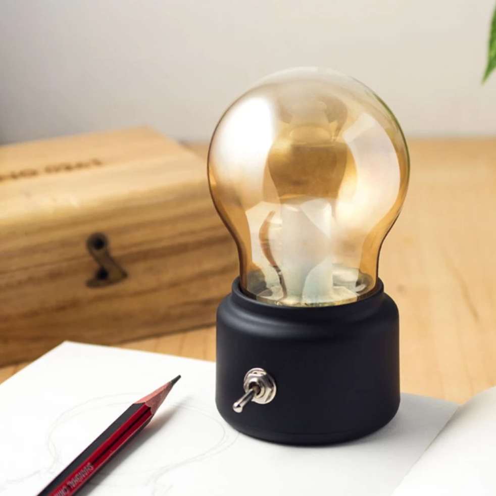 Lampe vintage LED en forme d'ampoule
