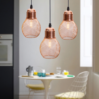 Suspension cage rose gold Vintage