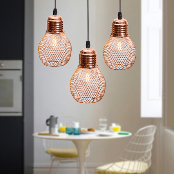Suspension cage rose gold Vintage
