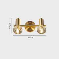 Applique murale LED Luxury Altesse Gold