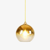 Suspension LED Globe Lumineux en Verre Coloré Ballistic