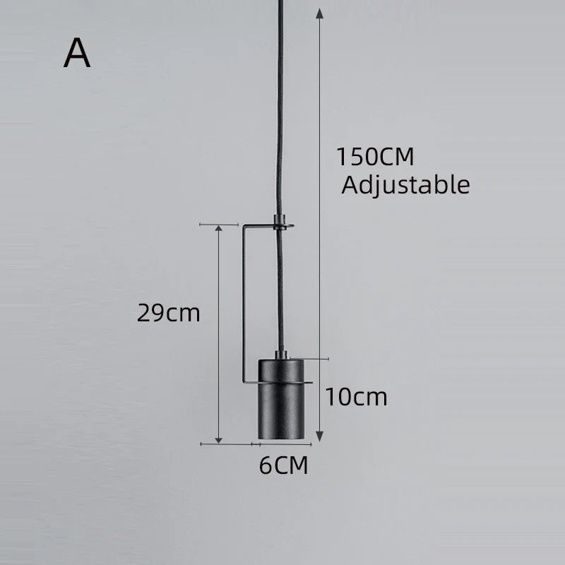 Suspension nordique post-moderne pour salle à manger par un styliste