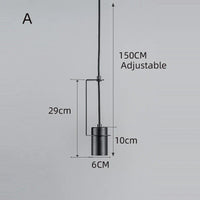 Suspension nordique post-moderne pour salle à manger par un styliste
