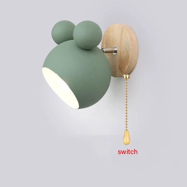 Applique murale Mickey Style - Lampe Murale Colorée pour Cuisine et Restaurant
