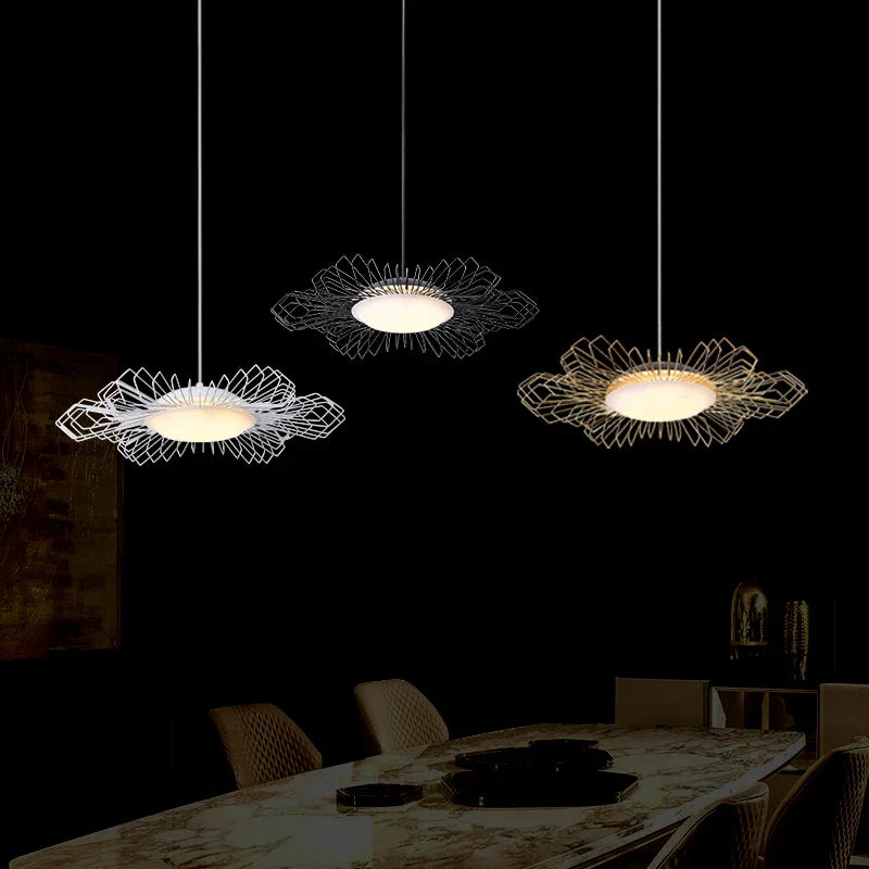Suspension Design Nordique - Ligne Artistique - Lampe Luminaire Décoratif