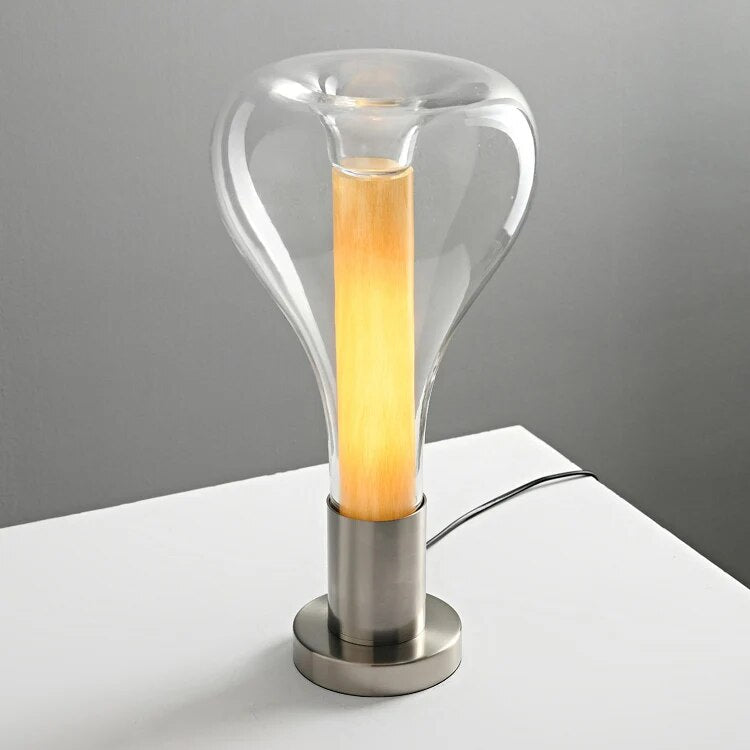 Lampe de table en verre nordique minimaliste