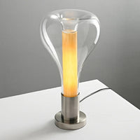 Lampe de table en verre nordique minimaliste