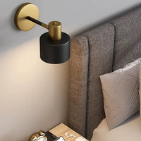 Applique murale LED Noir & Laiton Aveiro