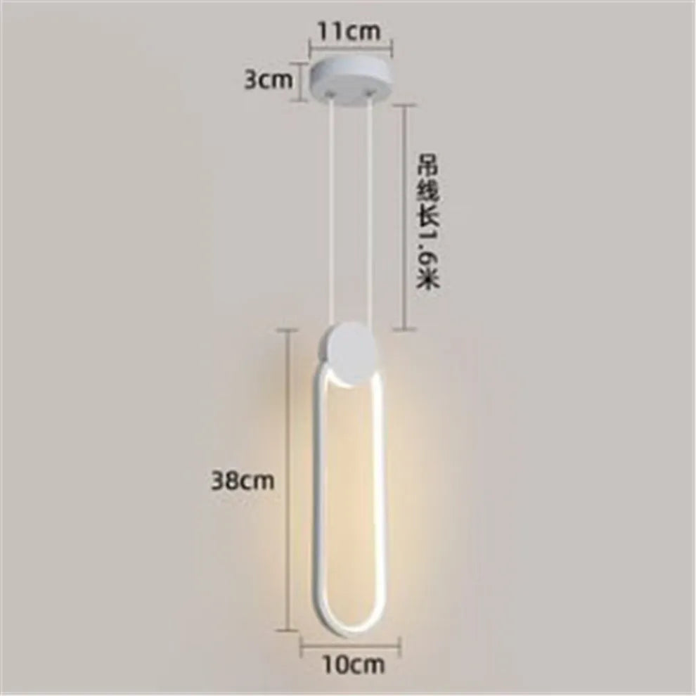 Suspension LED Carré Géométrique Nordique Métal 2020