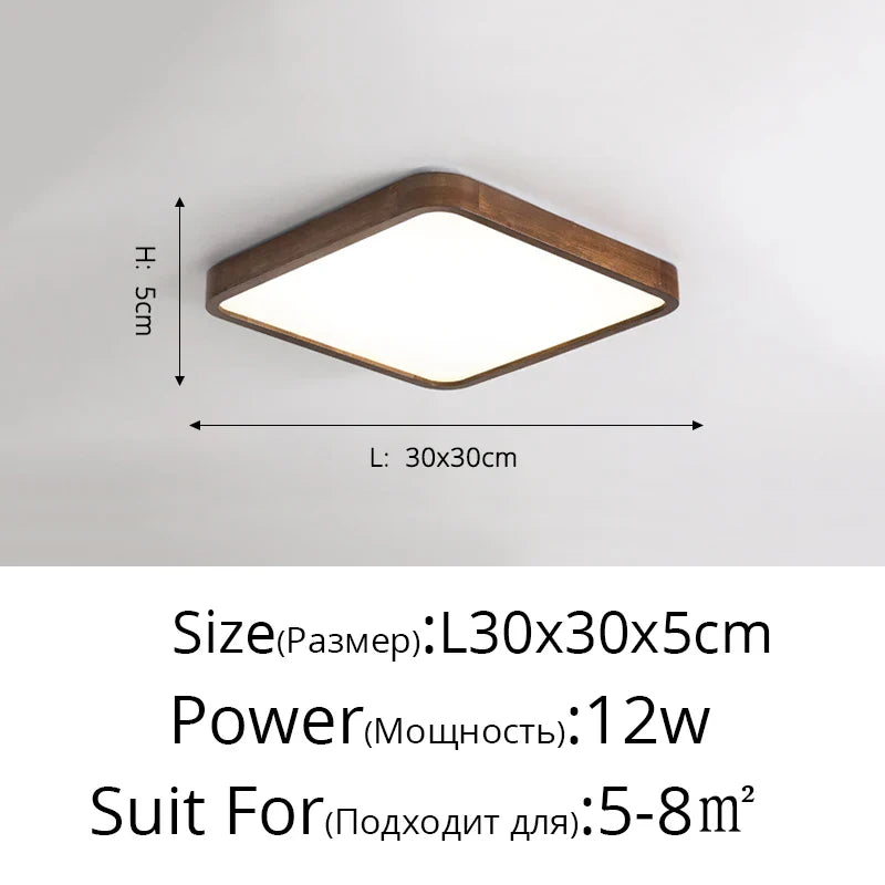 Plafonnier boisé pour illuminer votre intérieur