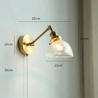 Applique Murale LED Moderne avec Chaîne et Interrupteur