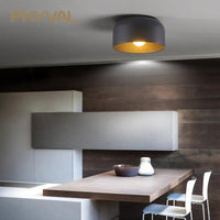 Plafonnier LED Nordica Noir/Blanc