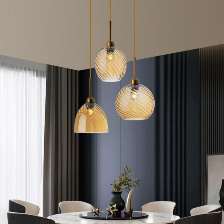 Suspension LED Alvaro Glass