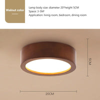 Plafonnier LED bois naturel modernité
