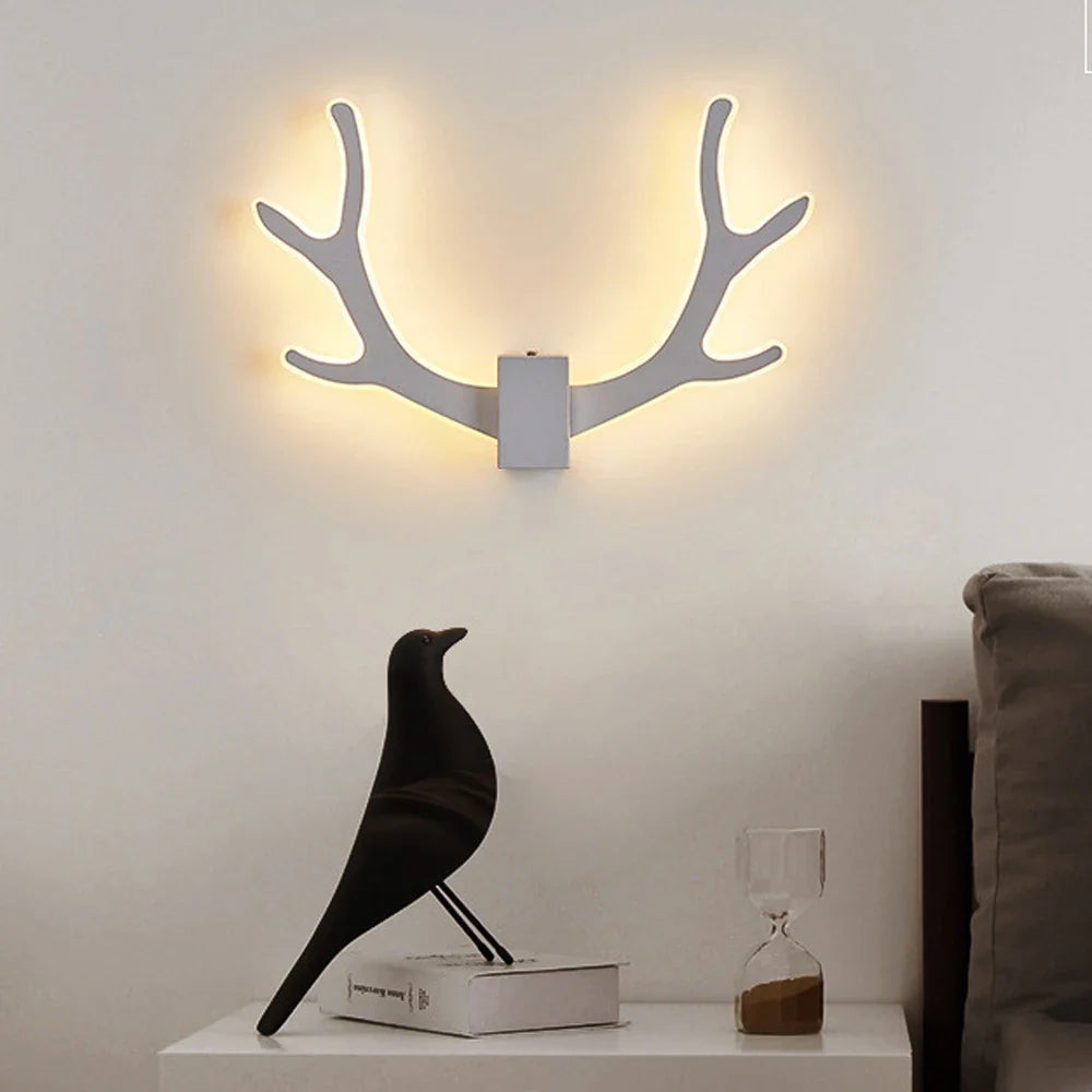 Lustre LED Bois Blanc Intérieur