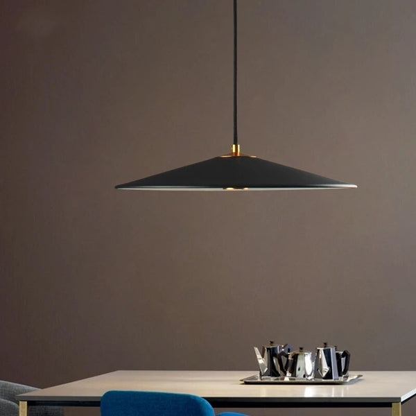 Suspension LED design conique plate Vermont