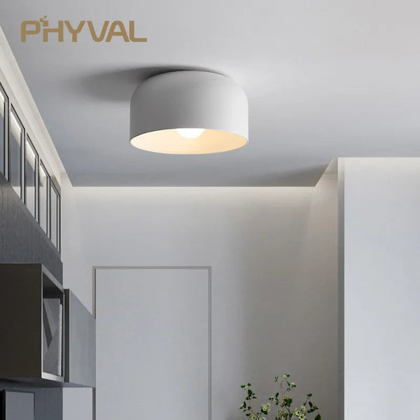 Plafonnier LED Nordica Noir/Blanc