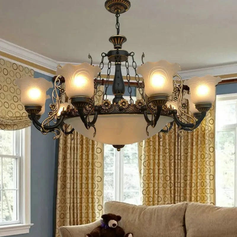 Lustre Européen pour un Éclairage Intérieur et une Décoration Maison de Luxe