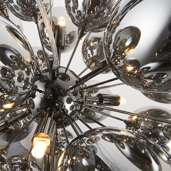 Lustre en verre "Raisinique" Postmoderne