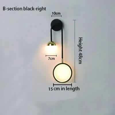 Applique murale LED Nordique pour une ambiance créative