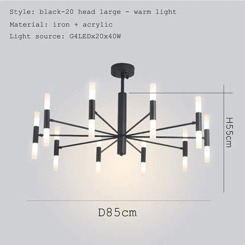 Lustre de luxe suspendu : design moderne et artistique