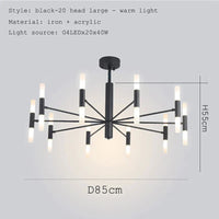 Lustre de luxe suspendu : design moderne et artistique