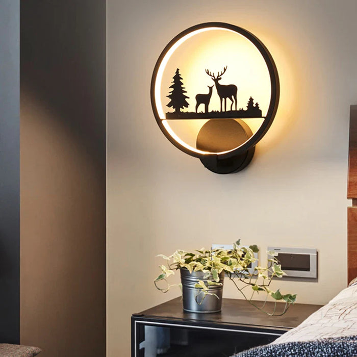 Applique nordique LED ronde : le mariage parfait pour petits et grands