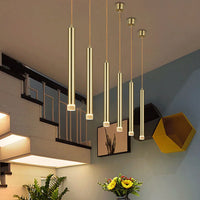 Cylindre Long Tube LED Suspension pour Bars & Restaurants
