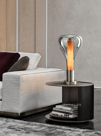 Lampe de table en verre nordique minimaliste