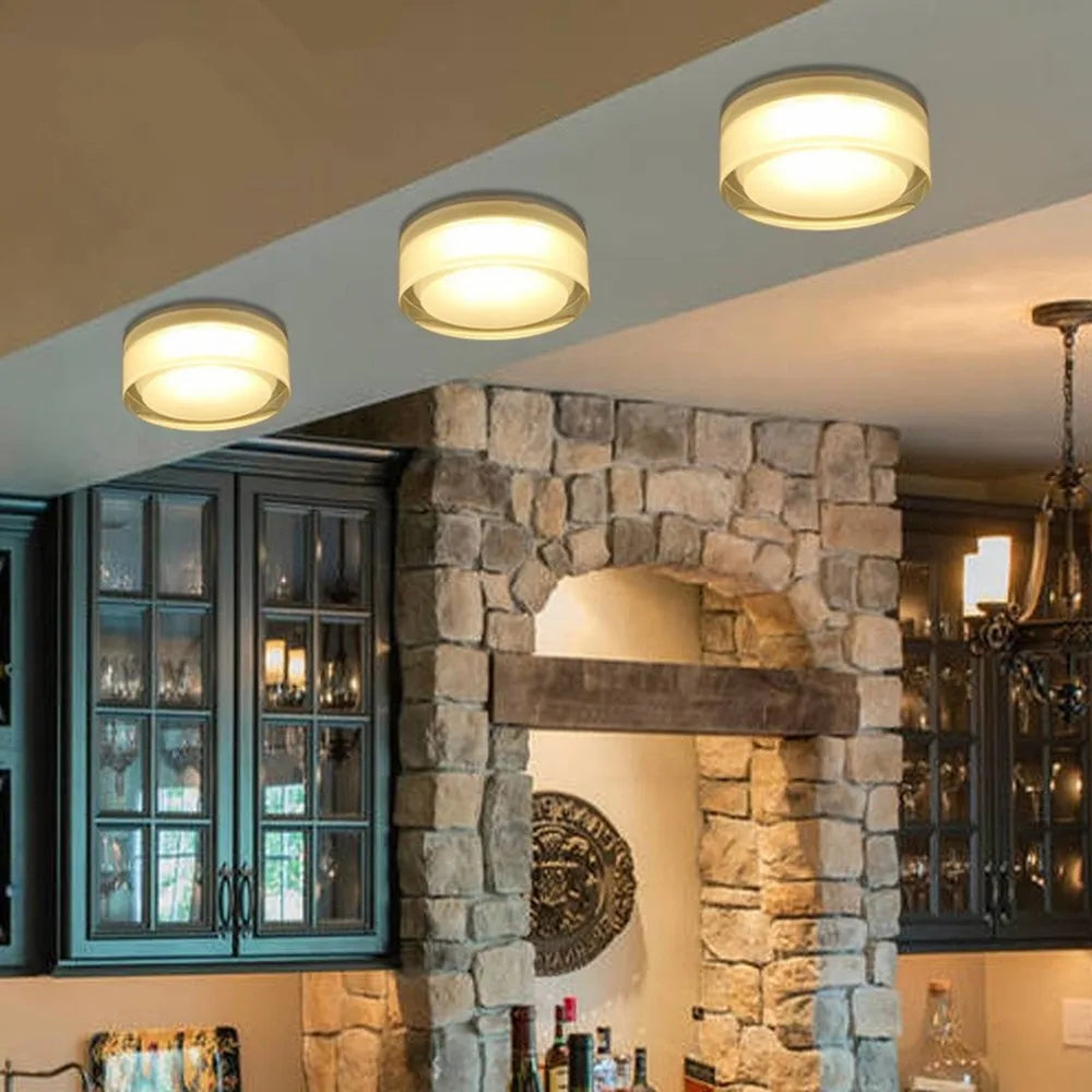Spot LED en cristal encastré pour une décoration élégante de la maison